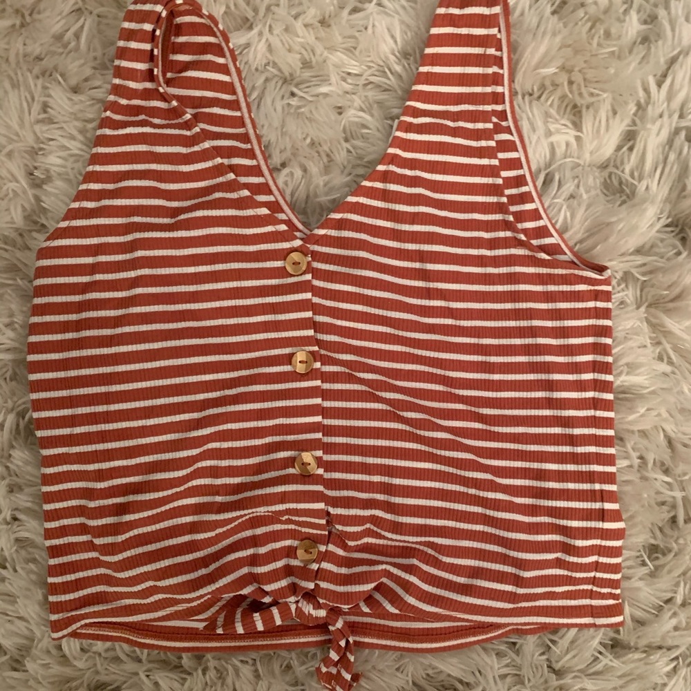 Striped crop top